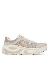skechers - Skechers Buty do biegania Max Cushioning Endeavour 129470/NAT Beżowy. Kolor: beżowy. Materiał: materiał #1