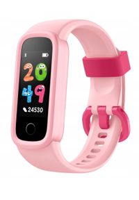 Atmosphera - SMARTBAND Zegarek Wodoodporny Opaska dla Dzieci SmartWatch IP68 14 trybów / KR01 / Różowy. Rodzaj zegarka: smartwatch. Kolor: różowy
