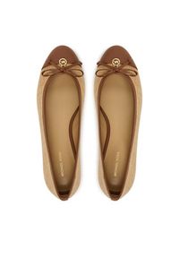 MICHAEL Michael Kors Baleriny Piper Flex 40S6PIFP2D Beżowy. Kolor: beżowy. Materiał: syntetyk #4