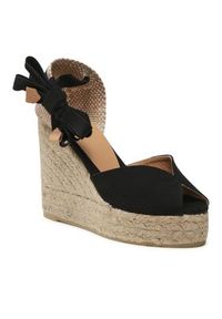 Castañer Espadryle Bilina/8ED/001 Czarny. Kolor: czarny. Materiał: materiał