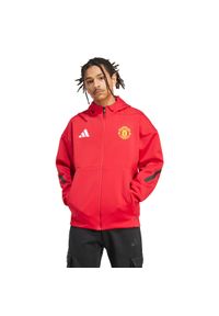 Adidas - Bluza z kapturem Manchester United Z.N.E. 2025/26. Typ kołnierza: kaptur. Kolor: czerwony. Sport: piłka nożna #1