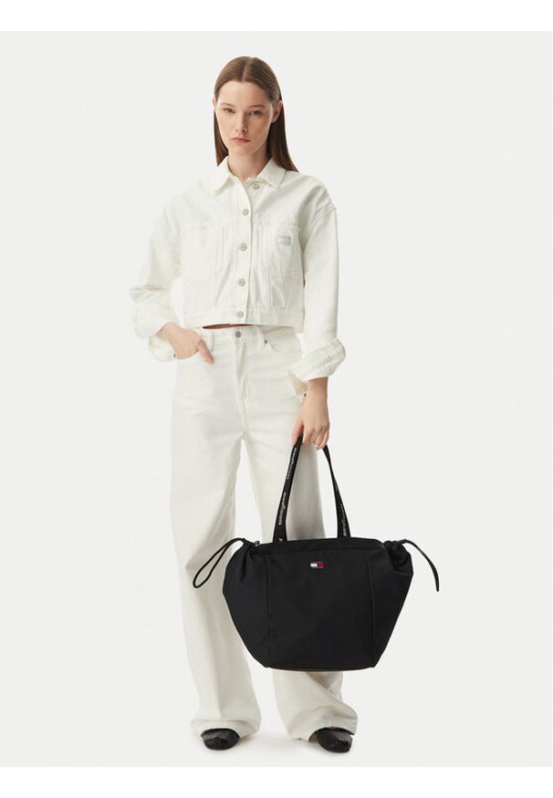 Tommy Jeans Torebka Tjw Ess Daily Tote AW0AW18771 Czarny. Kolor: czarny