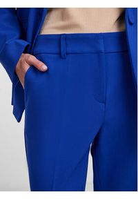 YAS Spodnie materiałowe Likka 26030744 Niebieski Regular Fit. Kolor: niebieski. Materiał: syntetyk
