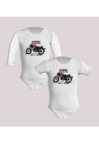nikiniki - WSK — body (Rozmiar: 9M; Długość rękawa: długi; Rodzaj nadruku: WSK). Materiał: lakier, bawełna. Wzór: nadruk