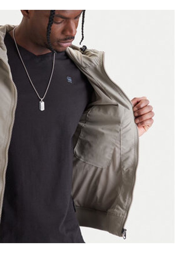 G-Star RAW - G-Star Raw Kurtka przejściowa Track D29311-D908 Beżowy Regular Fit. Kolor: beżowy. Materiał: syntetyk