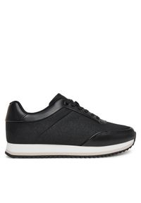 Calvin Klein Sneakersy Runner Lace Up - Jacq HW0HW02413 Czarny. Kolor: czarny. Materiał: materiał #1