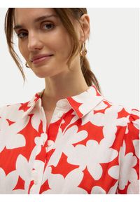 Vero Moda Sukienka koszulowa Dicthe 10303728 Czerwony Regular Fit. Kolor: czerwony. Materiał: bawełna. Typ sukienki: koszulowe #3
