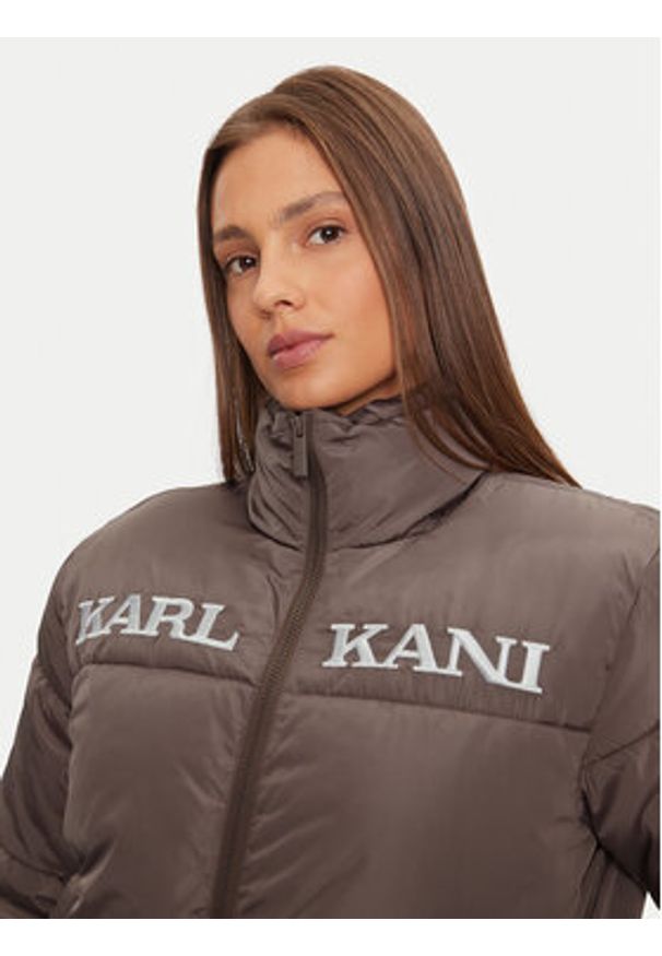 Karl Kani Kurtka zimowa Retro Essential 61760003 Beżowy Regular Fit. Kolor: beżowy. Materiał: syntetyk. Sezon: zima. Styl: retro