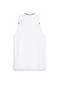 Puma - Męska koszulka do koszykówki Hoops Team PUMA White. Kolor: biały