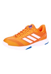 Adidas - Buty halowe adidas Ligra 8. Kolor: biały. Materiał: materiał. Sport: piłka ręczna #1