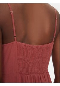 Vero Moda Sukienka letnia Quincy 10324588 Czerwony Regular Fit. Kolor: czerwony. Materiał: bawełna. Sezon: lato