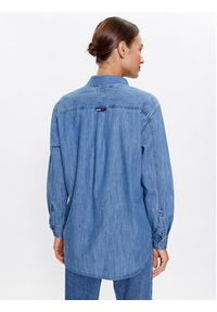 Tommy Jeans Koszula jeansowa DW0DW16166 Niebieski Boyfriend Fit. Kolor: niebieski. Materiał: bawełna #3