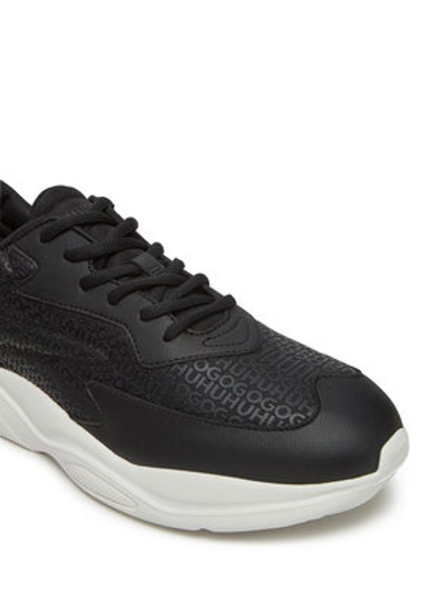 Hugo - HUGO Sneakersy Leon 50536270 Czarny. Kolor: czarny. Materiał: skóra