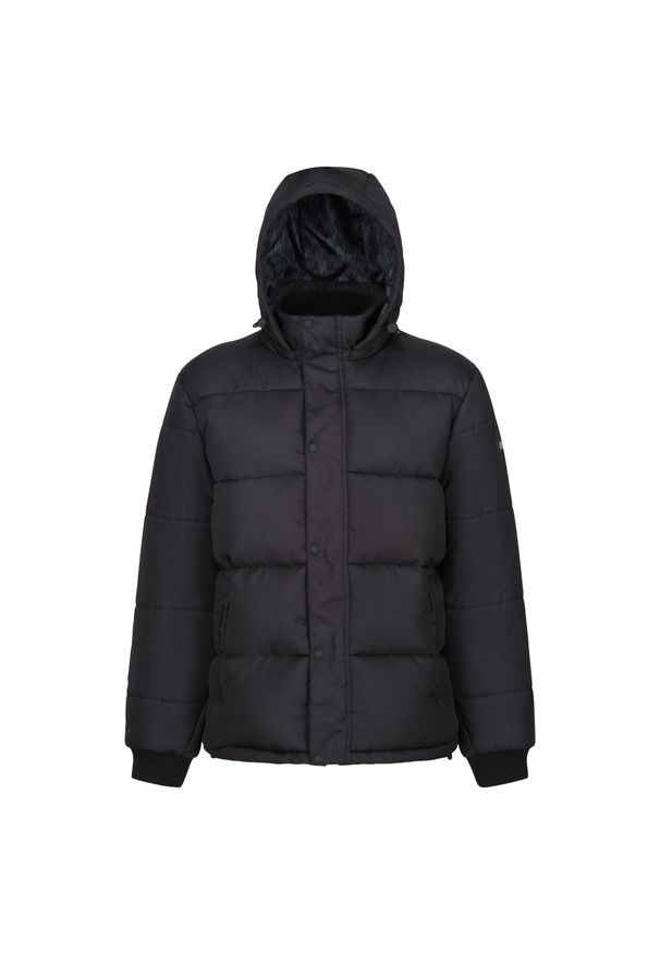 Regatta - Ocieplana Kurtka Męska Northdale. Kolor: czarny. Sport: turystyka piesza