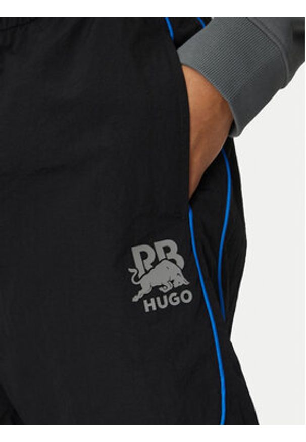 Hugo - HUGO Szorty sportowe Garat 50542807 Czarny Regular Fit. Kolor: czarny. Materiał: syntetyk. Styl: sportowy