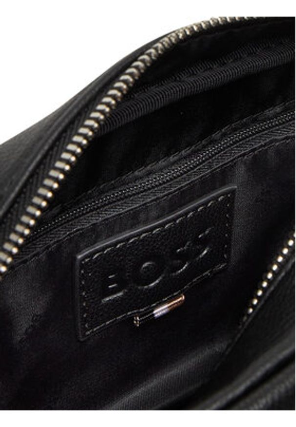 BOSS Torebka Addison 50523408 Czarny. Kolor: czarny. Materiał: skórzane