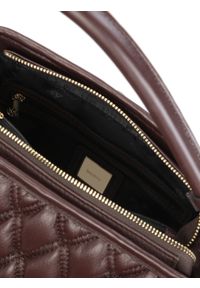 Kazar - Miękka skórzana torebka z efektownym pikowaniem. Kolor: brązowy. Materiał: skórzane. Styl: elegancki, casual. Rodzaj torebki: na ramię #4