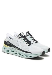 skechers - Skechers Sneakersy Glide-Step Altus 150510/WMLT Biały. Kolor: biały. Materiał: materiał #4