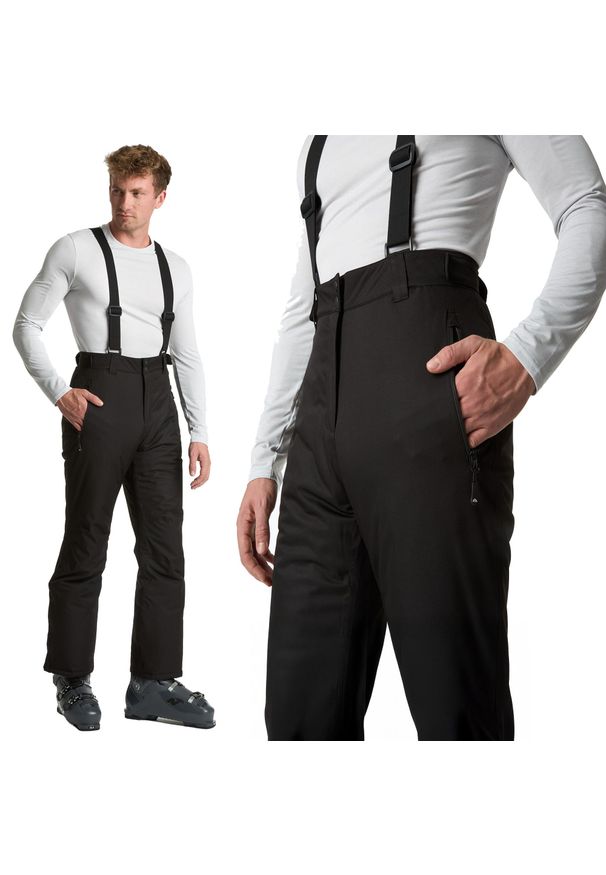 Spodnie narciarskie męskie KADVA Edge X Pants. Kolor: czarny. Sezon: zima. Sport: narciarstwo