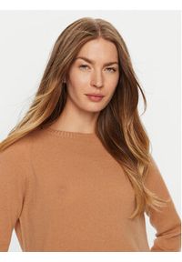 ViCOLO Sweter 22044S Brązowy Regular Fit. Kolor: brązowy. Materiał: wełna