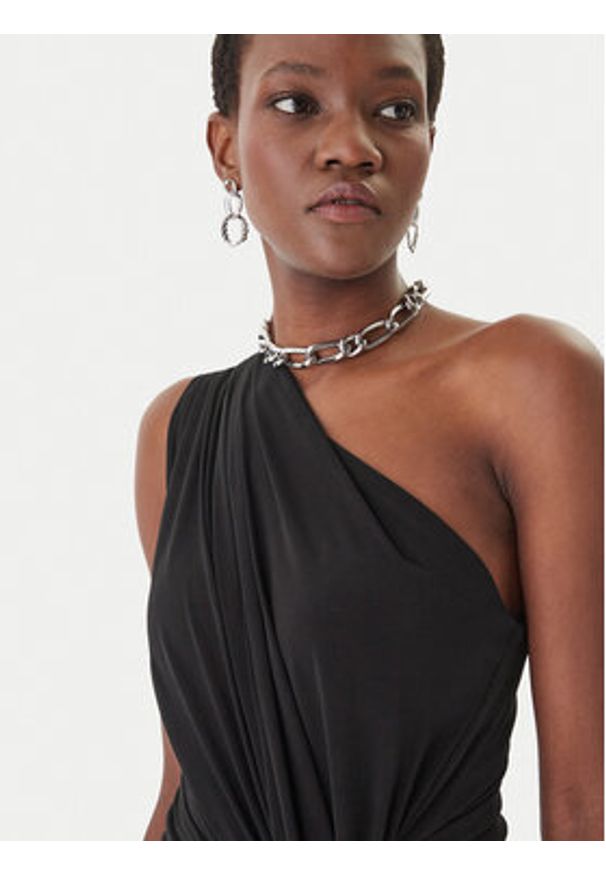 Eleh Sukienka wieczorowa SS260397 Czarny Regular Fit. Kolor: czarny. Materiał: syntetyk. Styl: wizytowy