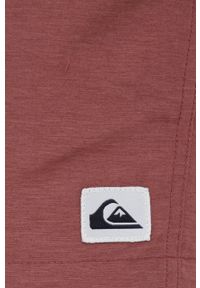 Quiksilver szorty kąpielowe kolor bordowy. Kolor: czerwony. Materiał: tkanina, materiał #6