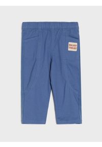 Sinsay - Jeansy z naszywką - granatowy. Kolor: niebieski. Materiał: jeans. Wzór: aplikacja