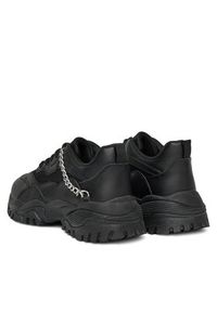 DeeZee Sneakersy NF142 Czarny. Kolor: czarny. Materiał: skóra #4