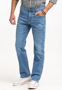 Wrangler - WRANGLER TEXAS MĘSKIE SPODNIE JEANSOWE JEANSY DŻINSY FRIDAY ROCK W121HR47E 112331061. Styl: rockowy #6