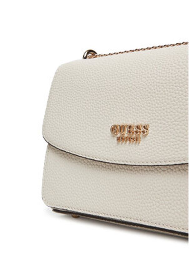 Guess Torebka Calista HWBG73 34210 Écru. Kolor: kremowy. Materiał: skórzane