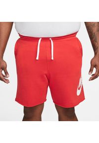 Spodenki Męskie Nike M Nk Club Alumni Hbr Ft Short. Kolor: czerwony. Długość: krótkie. Sezon: lato