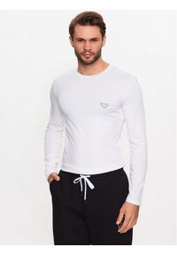 Emporio Armani Underwear Longsleeve 111023 3R512 00010 Biały Regular Fit. Kolor: biały. Materiał: bawełna