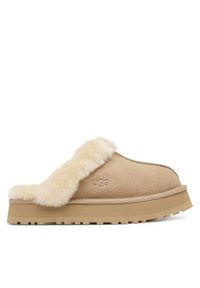 Ugg Kapcie W Disquette 1122550 Beżowy. Kolor: beżowy. Materiał: skóra