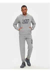 EA7 Emporio Armani Spodnie dresowe 3DPP73 PJ05Z 3905 Szary Regular Fit. Kolor: szary. Materiał: bawełna