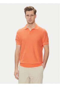 BOSS Polo H-Jianluca 50537654 Pomarańczowy Regular Fit. Typ kołnierza: polo. Kolor: pomarańczowy. Materiał: bawełna
