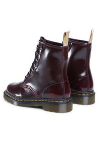 Dr. Martens Glany Vegan 1460 23756600 Bordowy. Kolor: czerwony. Materiał: skóra