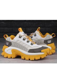 CATerpillar - Buty sportowe do chodzenia Cat INTRUDER. Kolor: biały, wielokolorowy, żółty, szary. Sport: turystyka piesza