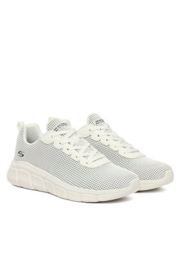 skechers - Skechers Sneakersy Bobs B Flex-Visionary Essence 117346/W Biały. Kolor: biały. Materiał: mesh