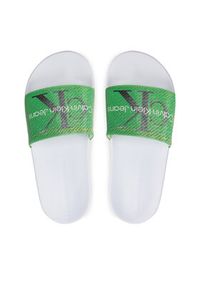 Calvin Klein Jeans Klapki Slide Lenticular Ml Wn YW0YW01403 Zielony. Kolor: zielony #2