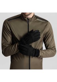 ROGELLI - Rękawiczki rowerowe męskie Rogelli NIMBUS. Kolor: czarny. Materiał: softshell. Sport: kolarstwo