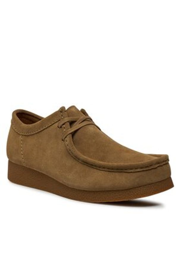 Clarks Mokasyny Wallabeeevo 26172821 Brązowy. Kolor: brązowy. Materiał: skóra