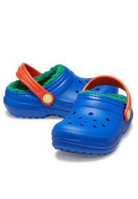 Crocs Klapki Classic Lined Clog Kids 207010 Niebieski. Kolor: niebieski #6