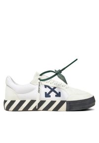 OFF-WHITE - Off-White Sneakersy OMIA085S22LEA0010146 Biały. Kolor: biały. Materiał: zamsz, skóra