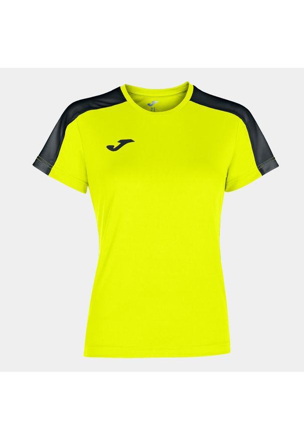 Koszulka do piłki nożnej damska Joma Academy III z krótkim rękawem. Kolor: żółty, czarny, wielokolorowy, zielony. Długość rękawa: krótki rękaw. Długość: krótkie. Sport: piłka nożna