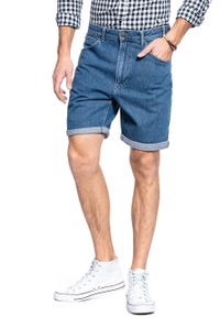 Lee - SPODENKI MĘSKIE LEE PIPES TAPERED SHORTS TIC L73ZGGEZ