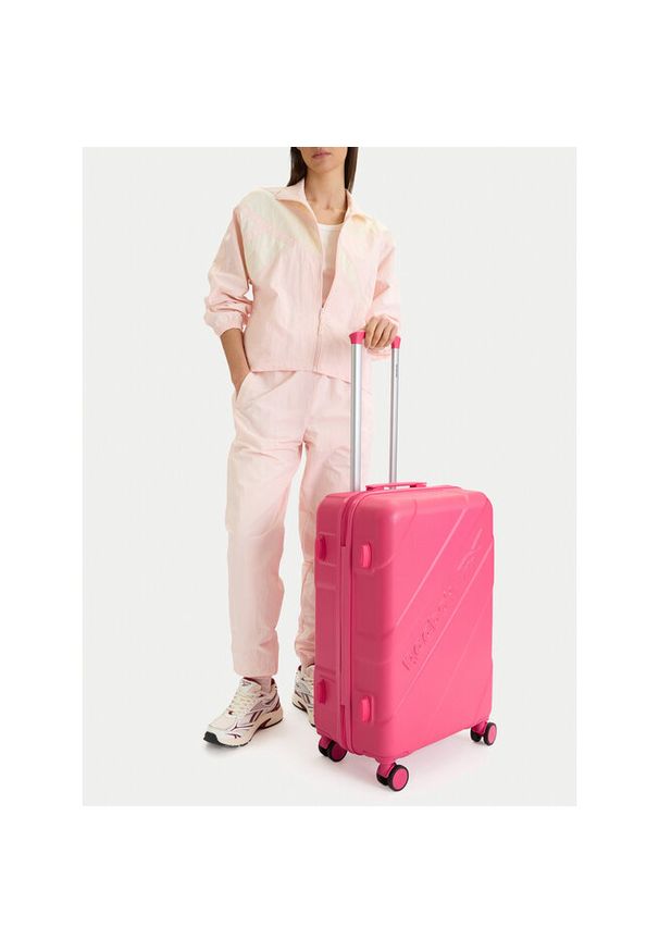 Walizka średnia Reebok. Kolor: różowy