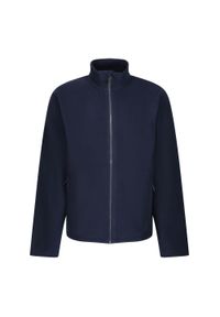 Regatta - Męski Polar Z Suwakiem Honestly Made. Kolor: niebieski. Materiał: polar. Sezon: zima. Styl: sportowy. Sport: turystyka piesza #1