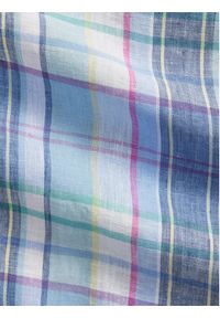 Polo Ralph Lauren Koszula 710B16705002 Niebieski Regular Fit. Typ kołnierza: polo. Kolor: niebieski. Materiał: len #8