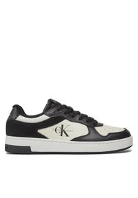 Calvin Klein Jeans Sneakersy Basket Cupsole Low Lace Cor YM0YM00783 Kolorowy. Materiał: skóra. Wzór: kolorowy