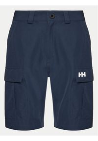 Helly Hansen Szorty materiałowe Hh Qd Cargo 54154 Granatowy Regular Fit. Kolor: niebieski. Materiał: materiał, syntetyk